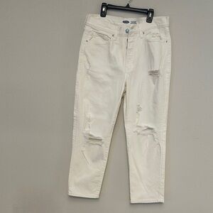 Old Navy Women's Cream Jeans